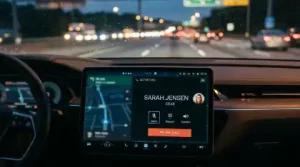 Car touchscreen